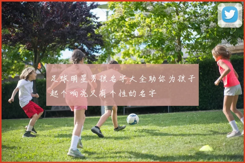 足球明星男孩名字大全助你为孩子起个响亮又有个性的名字